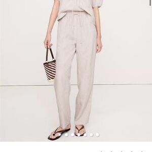 Banana Republic LINEN PULL-ON ANKLE PANT